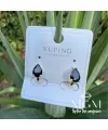 Xuping Taşlı Su Damlası Küpe - Kp00259