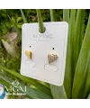 Xuping Taşlı Taşsız Kalp Küpe - Kp00202