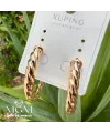 Xuping Taşsız Burgu Halka Küpe - Kp00243