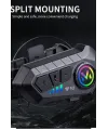 Y10 Kask Kulaklık Bluetooth Motosiklet Kulaklık 5,3 Bluetooth Intercom Motorsiklet Kulaklık