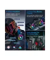 Y13 Motor Kask Kulaklık Rgb Modlu Radyolu Motosiklet Kulaklık 5.3 Bluetooth Intercom