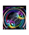 Y13 Motor Kask Kulaklık Rgb Modlu Radyolu Motosiklet Kulaklık 5.3 Bluetooth Intercom