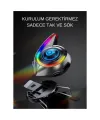 Y21 Rgb Işık Efektli Intercom Bluetooth Motosiklet Kask Kulaklığı Intercom Kulaklık