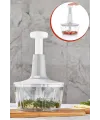 Yakut Üstten Basmalı El Rondo Blender Çelik Bıcaklı Beyaz