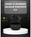 Yapay Zeka Destekli Bluetooth Kulaklık Anlık Çeviri Ve Gürültü Engelleme