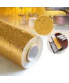 Yapışkanlı Gold Mutfak Tezgah Folyosu