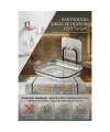 Yapışkanlı Sabunluk – Su Giderli, Katı Sabun Kutusu, 13 x 9 cm 723054