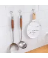 Yapışkanlı Tekli Askı - Şeffaf - Demir Uçlu