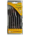 Yaprak Ahşap Matkap Ucu Takımı 12-24 Mm - 6 Parçalı