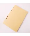 Yaprak Desenli Çizgisiz Deri Defter