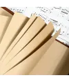 Yaprak Desenli Retro Deri Defter - Vintage Ajanda