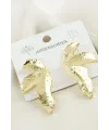 Yaprak Metal Küpe