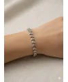 Yaprak Tasarım Taşlı Cm Bileklik - Kbl0436