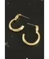 Yarım Halka Yeni Sezon Metal Küpe