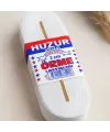 Yassı Geniş Paça Lastik 2 cm Beyaz - 10 m