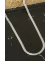 Yassı İtalyan Zincir Kolye 45 cm