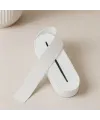 Yassı Paça Lastik 4 cm Beyaz - 10 m Rulo