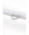Yassı Silver Renk Ayarlanabilir Yüzük