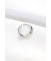 Yassı Silver Renk Ayarlanabilir Yüzük