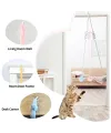 Yaylı Asılabilir Peluş Kedi Oyuncağı - Elastik - Ponponlu Olta