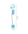Yaylı Asılabilir Peluş Kedi Oyuncağı - Elastik - Ponponlu Olta