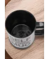 Yazılı Mug Kupa Karıştırıcı Özelliği Ve Paslanmaz Çelik
