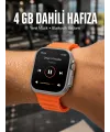 Yeni Nesil 3 Kordonlu Kol Saati 49 Mm Amoled Ekran Akıllı Saat