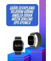 Yeni Nesil 3 Kordonlu Kol Saati 49 Mm Amoled Ekran Akıllı Saat