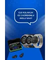 Yeni Nesil Akıllı Saat Ve Bluetooth Kulaklık Titreşim Bildirimleri Uyku Takibi