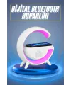 Yeni Nesil Bluetooth Hoparlör Speaker 5.0 Taşınabilir G Şeklinde Powerbankli