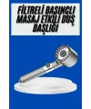 Yeni Nesil Duş Başlığı Paslanmaz Çelik Masaj Etkili Ergonomik Tasarım Su Basınçlı