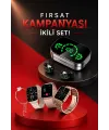 Yeni Nesil Kaliteli Akıllı Saat Ve Kablosuz Bluetooth Kulaklık Yüksek Ses Kaliteli