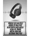 Yeni Nesil Kulak Üstü Bluetooth Kulaklık Type-c Girişli Yüksek Ses Kaliteli