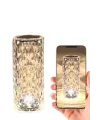 Yeni Nesil Modern Kristal Masa Ve Gece Lambası Dokunmatik Renk Değiştirebilen
