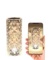 Yeni Nesil Modern Kristal Masa Ve Gece Lambası Dokunmatik Renk Değiştirebilen