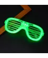 Yeşil Led Işıklı Parti Gözlüğü – Neon Glow Şerit Gözlük 3 Modlu