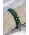 ietaks™ Yeşil Renk Deri İpli Erkek Bileklik