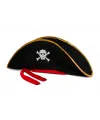 Yetişkin Boy Kadife Jack Sparrow Denizci Kaptan Jack Korsan Şapkası 50X20 CM
