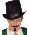 Yetişkinler İçin Siyah Renk Ringmaster Sihirbaz Şapkası Silindir Şapka