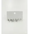 Yılan Detaylı Altılı Küpe - Kp00609