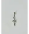 Yılan Detaylı Göbek Piercing - Pg0070