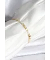 ietaks™ Yılan Model Zirkon Taşlı Gold Renk Pirinç Su Yolu Kadın Bileklik