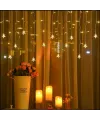 Yıldız 4m 96 Led 19 Saçak 40-50-60cm Gün Işığı Yıldız Boyutu:7cm