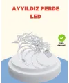 Yıldız Ay Tasarımlı Prizli Perde Led Işık İç Mekan Dekoru