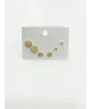 Yıldız Detaylı Altılı Küpe - Kp00603
