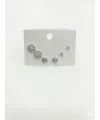 Yıldız Detaylı Altılı Küpe - Kp00604