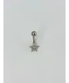 Yıldız Detaylı Göbek Piercing - Pg0083