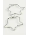 Yıldız Halka Küpe 4,5 cm