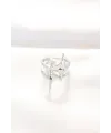 Yıldız Model Silver Renk Ayarlanabilir Yüzük