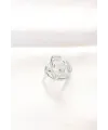 Yıldız Model Silver Renk Ayarlanabilir Yüzük